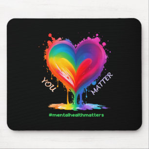 Mental Health S Awareness Month For Men And Women Mouse Pad