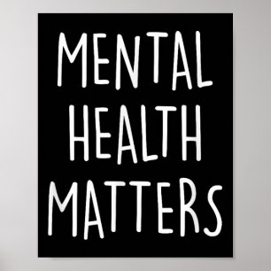 Mental Health S Awareness Month For Men And Women  Poster