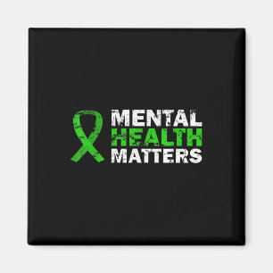 Mental Health S Awareness Solidarity Green Ribbon Magnet