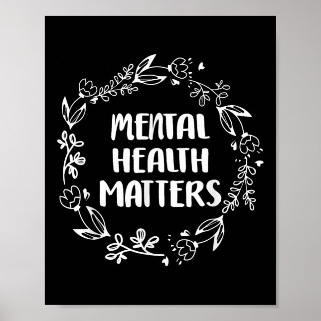 Mental Health S Awareness Suicide Prevention  Poster (Front)