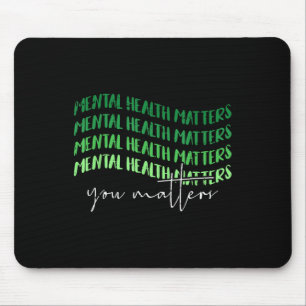 Mental Health S Awareness Warrior Councilor Therap Mouse Pad