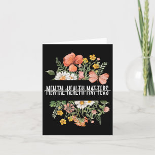 Mental Health S Be Kind Mental Awareness Kindness  Card