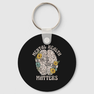 Mental Health S Be Kind To Your Mind Mental Awaren Key Ring