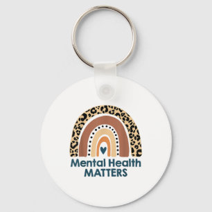 Mental Health S Boho Rainbow Mental Health Awarene Key Ring