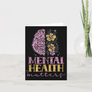 Mental Health S Brain Awareness Therapist Card