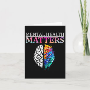 Mental Health S Brain Graphic Mental Health Awaren Card