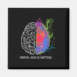 Mental Health S Brain Mental Illness Awareness Magnet