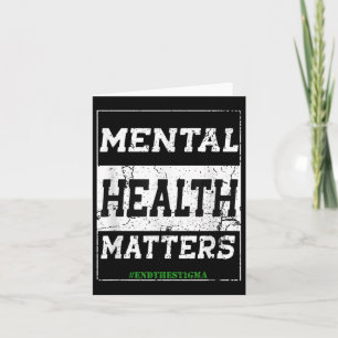 Mental Health S End The Stigma Awareness _5  Card