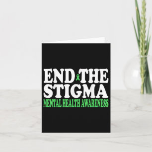 Mental Health S End The Stigma Groovy Awareness Ri Card