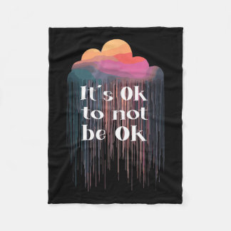 Mental Health S End The Stigma Mental Health Aware Fleece Blanket