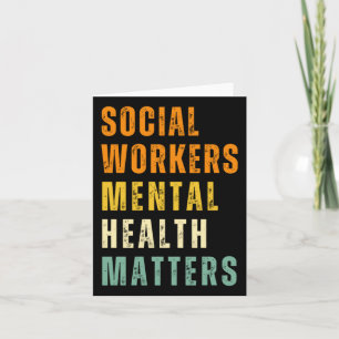 Mental Health S For Social Workers Inspirational D Card