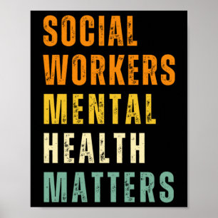 Mental Health S For Social Workers Inspirational D Poster