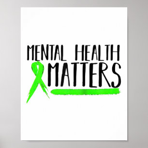Mental Health S Gift Mental Health Awareness Shirt Poster