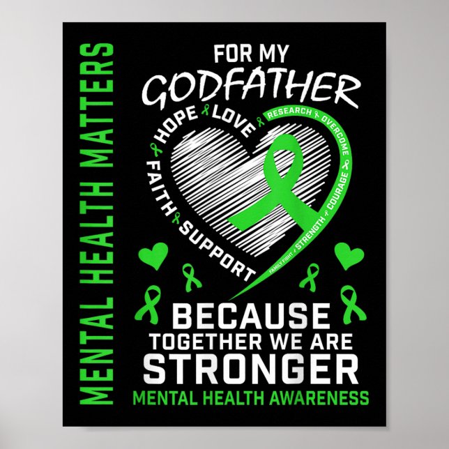 Mental Health S Godfather Mental Health Awareness  Poster (Front)