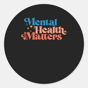 Mental Health S Groovy Font Sticker 