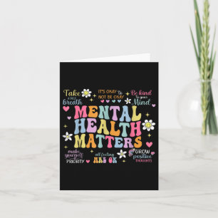 Mental Health S Human Brain Illness Awareness Card