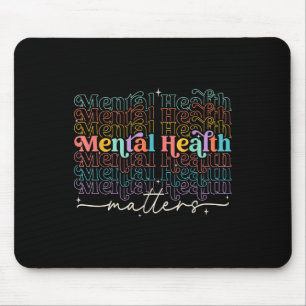 Mental Health S Human Brain Illness Awareness Mouse Pad