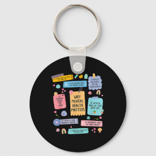 Mental Health S Human Brain Illness Awareness Reas Key Ring
