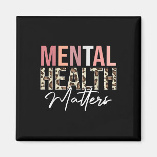 Mental Health S Leopard Human Mental Health Awaren Magnet