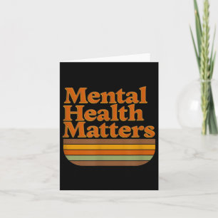 Mental Health S - May Awareness Month Vintage Card