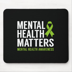 Mental Health S Men Women Kids Mental Health Aware Mouse Pad