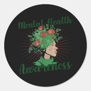 Mental Health S - Mental Health Awareness Classic Round Sticker
