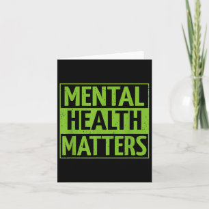 Mental Health S Mental Health Awareness Men Women Card