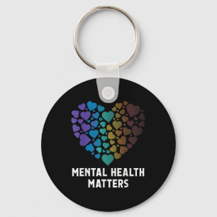 Mental Health S Mental Health Awareness Men Women Key Ring