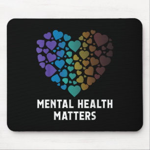 Mental Health S Mental Health Awareness Men Women Mouse Pad