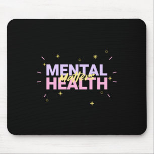 Mental Health S Mental Health For Adults Sticker Mouse Pad
