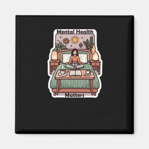 Mental Health S - Positive Affirmation Daily Medit Magnet