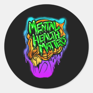 Mental Health S Purple Sticker