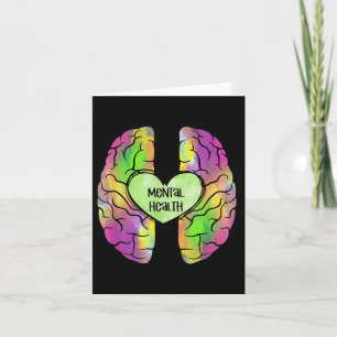 Mental Health S Rainbow Brain Mental Health Awaren Card