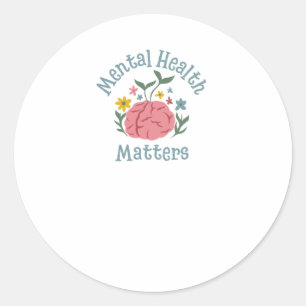 Mental Health S Sticker40 Classic Round Sticker