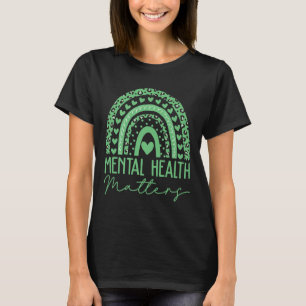 Mental Health S We Wear Green Mental Health Awaren T-Shirt