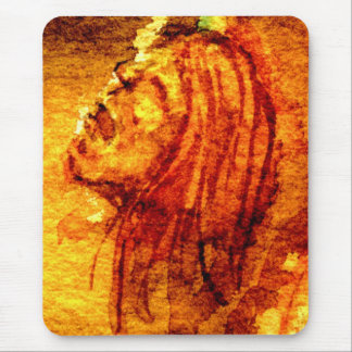 Mental Health Sadness Watercolor Painting Mouse Pad