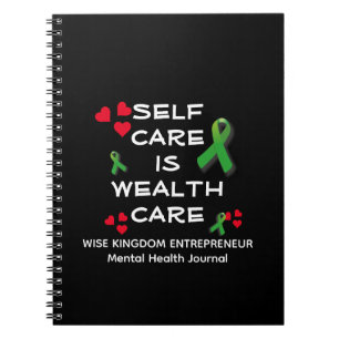 Mental Health SELF CARE WEALTH CARE Christian Notebook