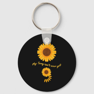 Mental Health Semicolon Sunflower Suicide Preventi Key Ring