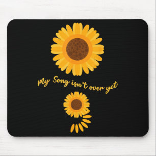 Mental Health Semicolon Sunflower Suicide Preventi Mouse Pad