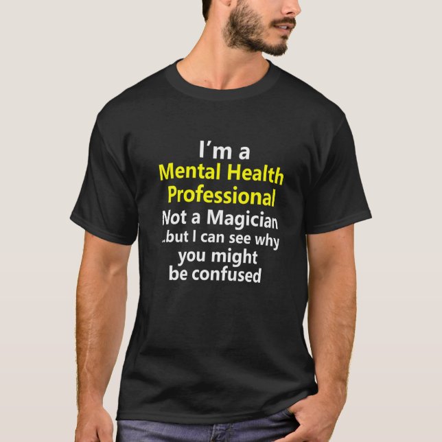 Mental Health Specialist Professional Counsellor J T-Shirt (Front)