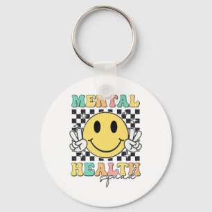 Mental Health Squad Brain Illness Mental Health Aw Key Ring
