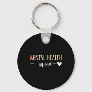 Mental Health Squad Brain Illness Mental Health Aw Key Ring