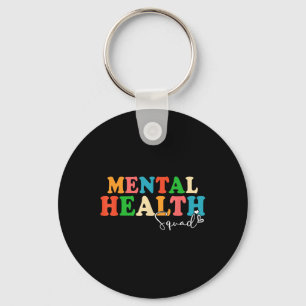 Mental Health Squad Fight The Stigma Brain Illness Key Ring