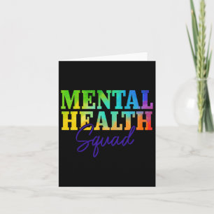 Mental Health Squad Mental Health Awareness Month Card