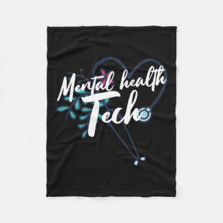 Mental Health Suicide Awareness Month Psychiatric  Fleece Blanket