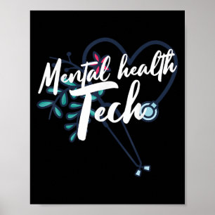 Mental Health Suicide Awareness Month Psychiatric  Poster