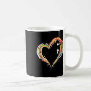 Mental Health Suicide Awareness Month Symbol Semic Coffee Mug
