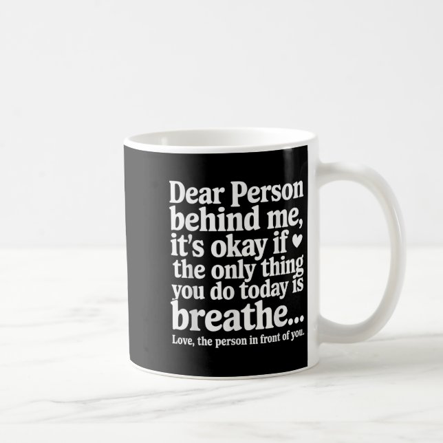 Mental Health Suicide Prevention Awareness Person  Coffee Mug (Right)