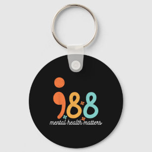 Mental Health Suicide Prevention Awareness Support Key Ring