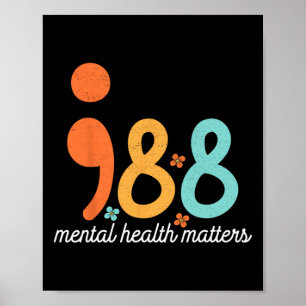 Mental Health Suicide Prevention Awareness Support Poster